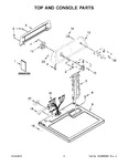 Diagram for 02 - Top And Console Parts