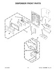 Diagram for 09 - Dispenser Front Parts