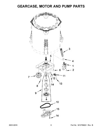 Diagram for WTW4815EW0