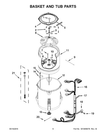 Diagram for 7MWTW5521BW1