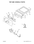 Diagram for 02 - Top And Console Parts