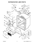 Diagram for 03 - Refrigerator Liner Parts