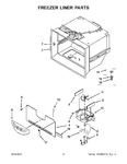 Diagram for 03 - Freezer Liner Parts