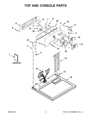 Diagram for WGD4810EW2