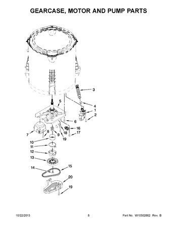 Diagram for WTW5700XL3