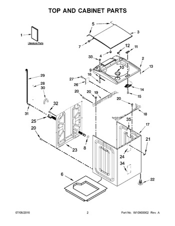 Diagram for WTW7000DW1