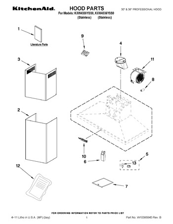 Diagram for KXW4330YSS0