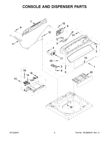 Diagram for WTW8040DW1