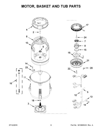 Diagram for WTW8040DW1