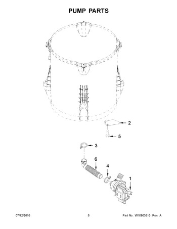 Diagram for WTW8040DW1