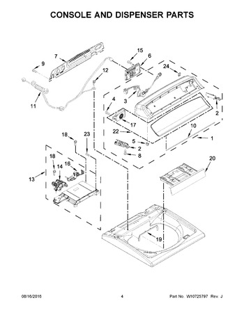 Diagram for WTW8500DW0