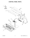 Diagram for 02 - Control Panel Parts