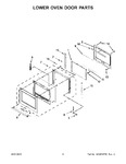 Diagram for 04 - Lower Oven Door Parts