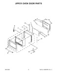 Diagram for 05 - Upper Oven Door Parts