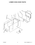 Diagram for 05 - Lower Oven Door Parts