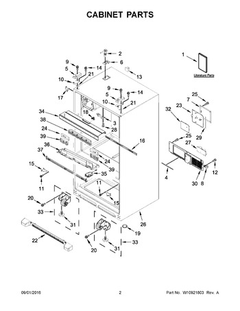 Diagram for WRX735SDBH01