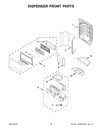 Diagram for WRX735SDBH01