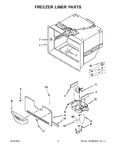 Diagram for 03 - Freezer Liner Parts