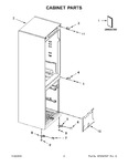 Diagram for 02 - Cabinet Parts