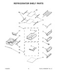 Diagram for 07 - Refrigerator Shelf Parts