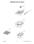 Diagram for 08 - Freezer Shelf Parts