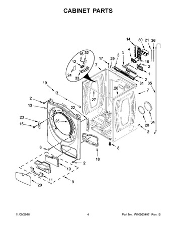 Diagram for WED9290FW0