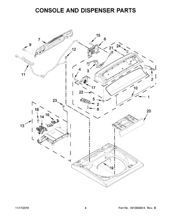 Diagram for WTW8500DR1