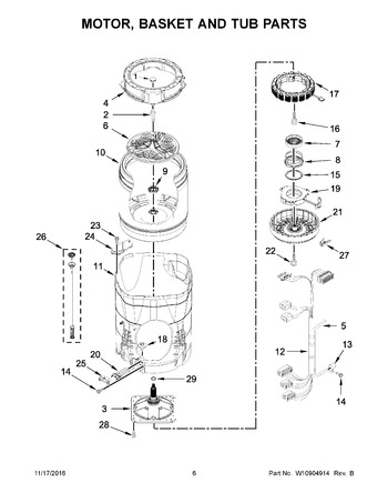 Diagram for WTW8500DR1