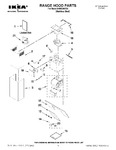 Diagram for 01 - Range Hood Parts