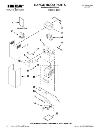 Diagram for IHW8305VS0