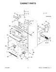 Diagram for 02 - Cabinet Parts