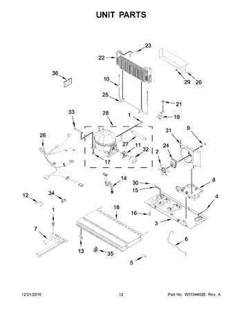 Diagram for WRX735SDHB00