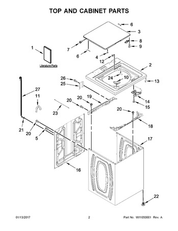 Diagram for CAW35114GW0