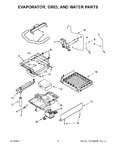 Diagram for 03 - Evaporator, Grid, And Water Parts