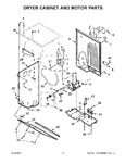 Diagram for 04 - Dryer Cabinet And Motor Parts