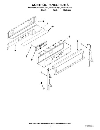 Diagram for GGG388LXB01