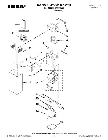 Diagram for IHW8305WS0