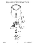 Diagram for 05 - Gearcase, Motor And Pump Parts