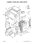 Diagram for 02 - Cabinet, Door And Liner Parts