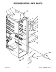 Diagram for 03 - Refrigerator Liner Parts