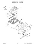 Diagram for 02 - Cooktop Parts