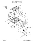 Diagram for 02 - Cooktop Parts