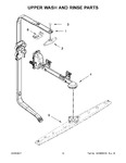 Diagram for 08 - Upper Wash And Rinse Parts