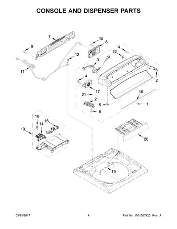 Diagram for WTW8000DW3