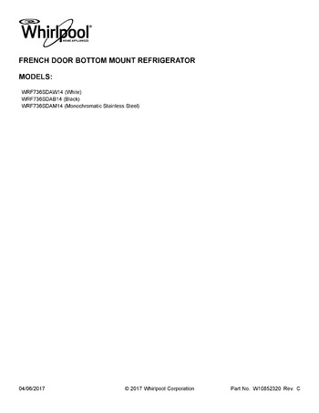 Diagram for WRF736SDAW14