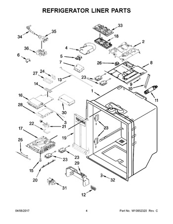 Diagram for WRF736SDAW14