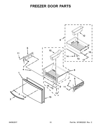 Diagram for WRF736SDAW14