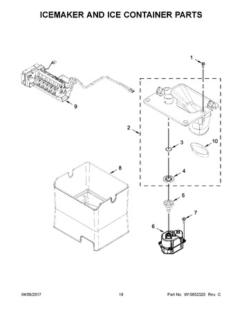 Diagram for WRF736SDAW14