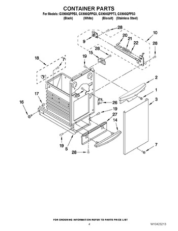 Diagram for GX900QPPB3