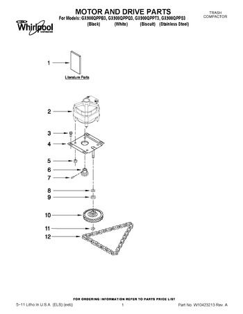 Diagram for GX900QPPB3